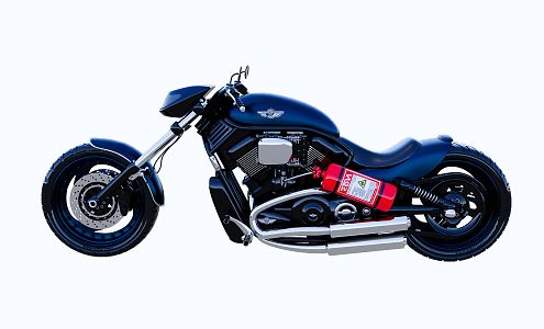 Modern Motorcycle 3d model