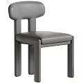 Modern Minimalist Boucle Upholstered Dining Chair With Multiple Neutral Color Choices For Warm Home Interior