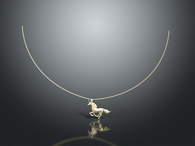 Modern Pendant Horse Pendant Jewel Pendant model