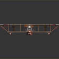 Modern Toy Plane Plane Glider Wooden Plane 3d model