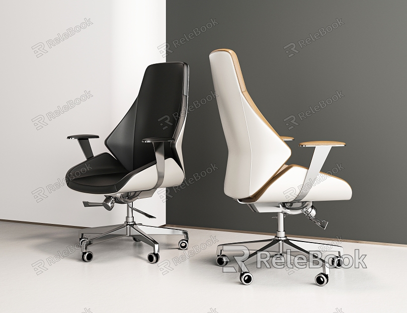 Modern office chair model