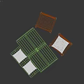 Wooden Garden Table And Chair Set With Cushioned Benches Outdoor Furniture