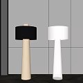 Minimal floor lamp 3d model