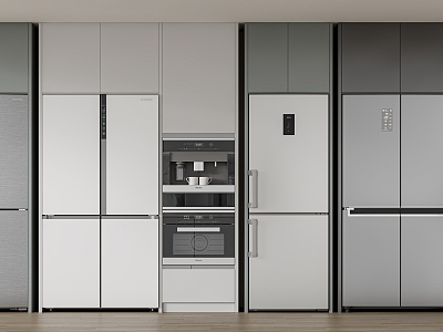 Refrigerator Double Door Refrigerator Three Door Refrigerator Double Door Refrigerator Smart Refrigerator 3d model