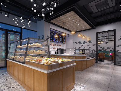 Industrial LOFT Bakery 3d model