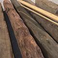 Natural Stone Slabs And Rustic Wooden Planks For Home Construction Projects