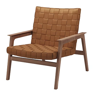 Chair Seat Leisure Chair Single Chair Rattan Chair 3d model