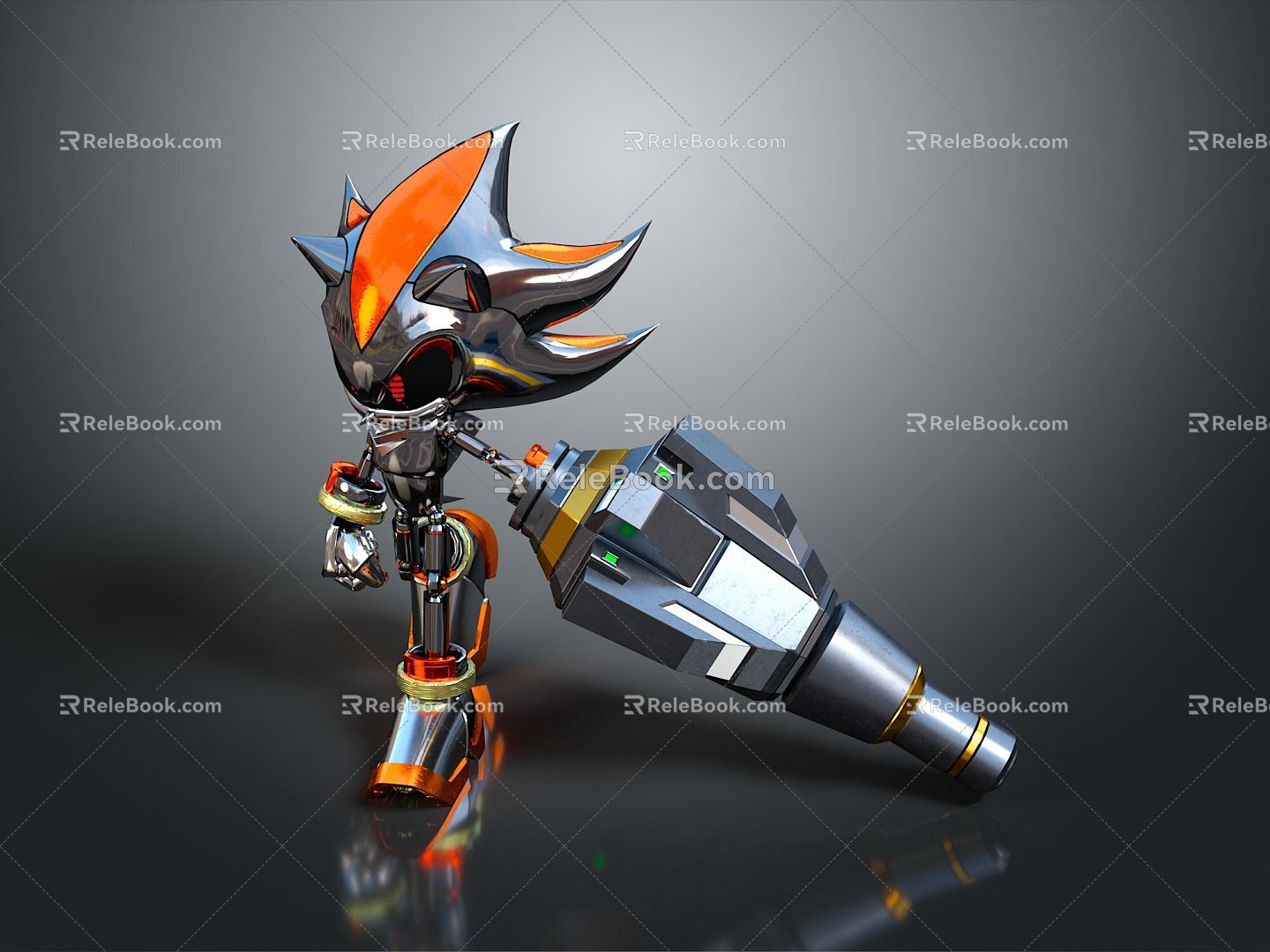 Mech Warrior Mech Soldier Machine Battlearm Mechanical Battlearm Machine Fighter Robot 3d model