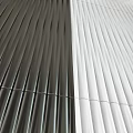 Decorative Vertical Striped Components In Dark And White For Interior Design