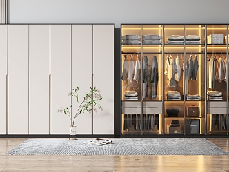 Modern wardrobe 3d model