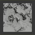 Snow Mountain Snow Rock Block Rock Block Rock Specimen Boulder Rock Stratum 3d model