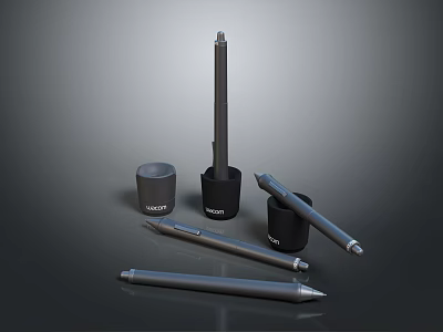 VOGEL Black Drill Bits And Socket Tools With Different Sizes And Storage Containers 3d model