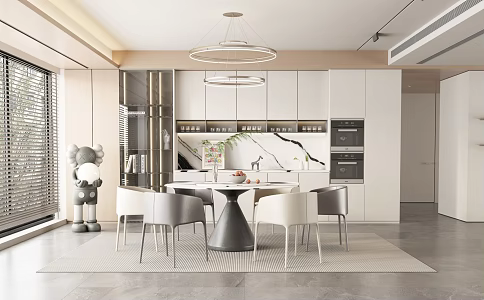 Modern Restaurant 3d model