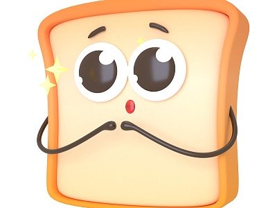 sliced bread sliced bread 3d model