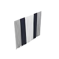 Elegant Modern Curtains with Blue White Gray Textured Design for Home Interior Styling