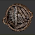 Handmade Woven Basket With Dried Sage Smudge Sticks And Rope Handles