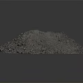Gray Gravel Pile With Rough Texture And Irregular Natural Stone Pieces