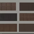 Wooden Wainscoting Panel Designs In Different Brown Styles For Home Interior