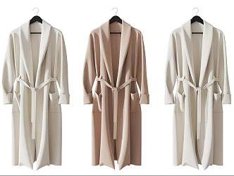 Modern Bathrobe 3d model
