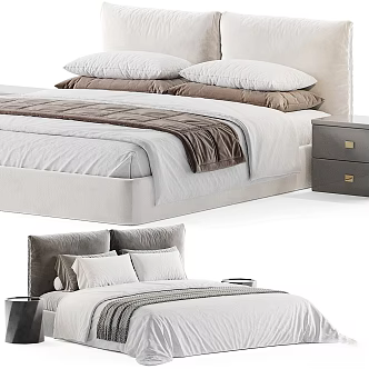 Poliform Dream Bed 3d model
