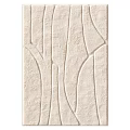 Square Carpet With Beige Textured Surface And Tree Branch Pattern Design 3d model