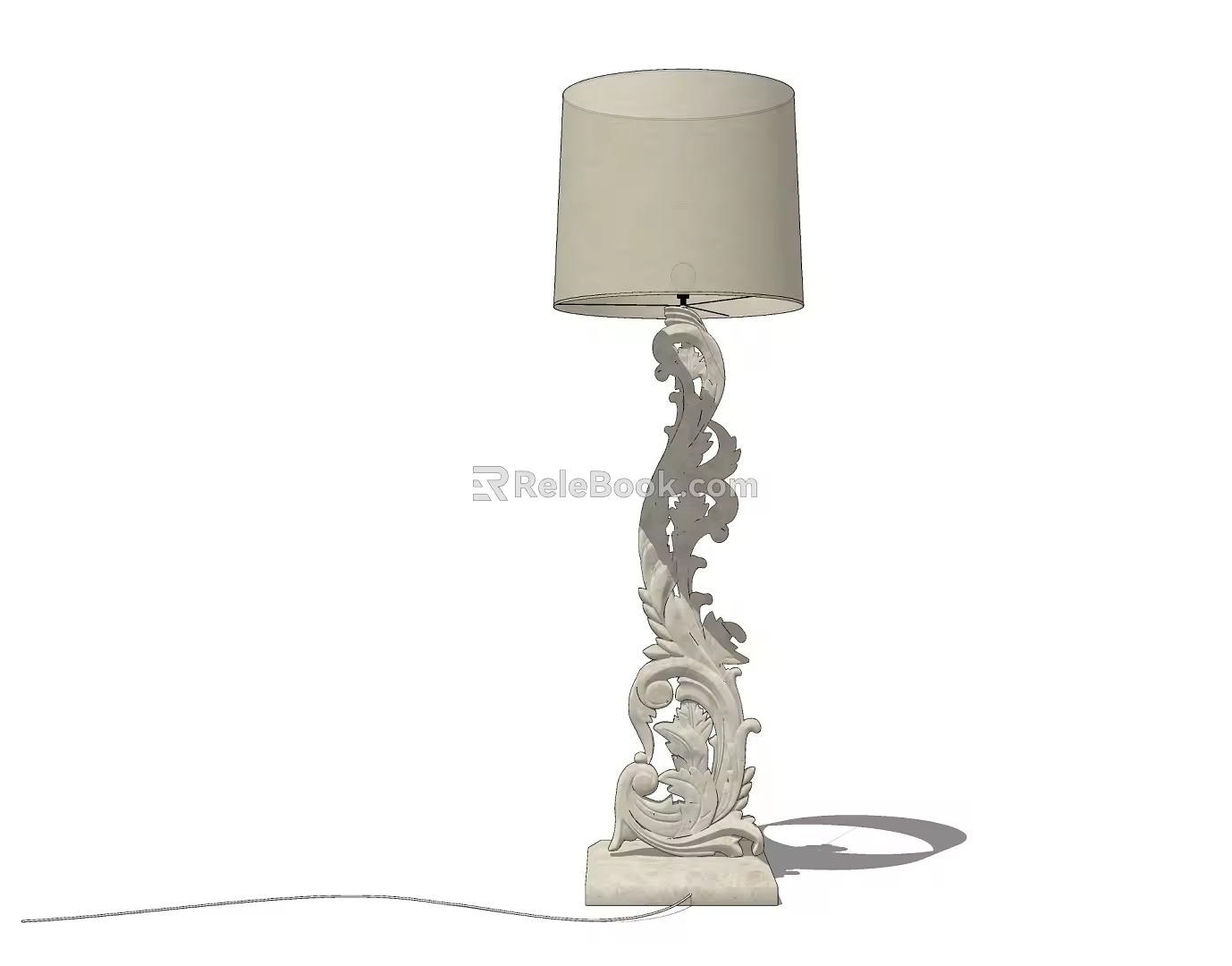 Alien floor lamp 3d model