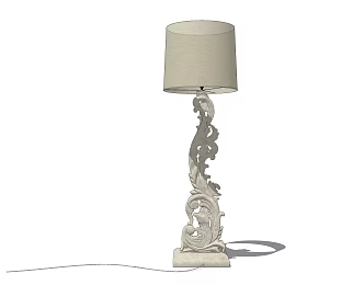 Alien floor lamp 3d model