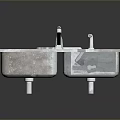 Stainless Steel Double Bowl Kitchen Sink With Faucet And Drain