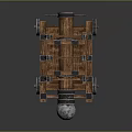 Siege Weapon Siege Vehicle Siege Tower Mobile Tower Mobile Tower Siege Tower Weapon Ancient Weapon 3d model