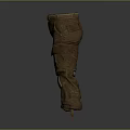 Stylish Pants With Various Colors And Camo Patterns For Different Outfits 3d model