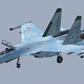 Military Fighter Jet With Open Cockpit Mounted Missiles And Red Star Emblems On Wings