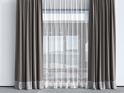 Curtains 3d model