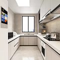 Modern Living and Dining Room Interior With Sofa Coffee Table TV Wall and Decorations