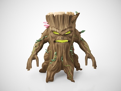 Tree Man Figure T-shaped Figure model