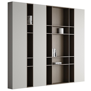 Decorative Cabinet Bookcase Locker Display Cabinet Entrance Cabinet 3d model