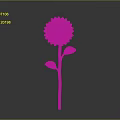 Detailed Artistic Golden Sunflower Sculpture With Petals Stem And Leaves