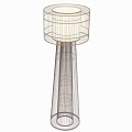 Modern Minimalist Floor Lamp Design With Circular Lampshade And Sleek Metal Stand