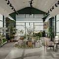 Modern Open Kitchen Showroom With Elegant Interior Design And Island Counter