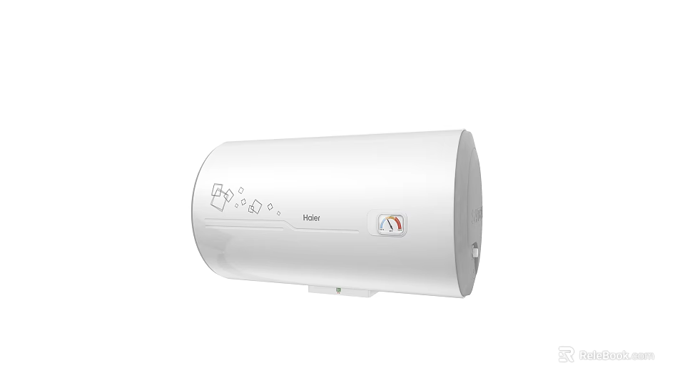 Haier White Electric Water Heater For Household Safe Energy Efficient Use 3d model 