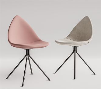 Modern single chair 3d model