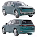 Modern Teal SUV Exterior Design With Front Rear View Sleek Lines And Alloy Wheels