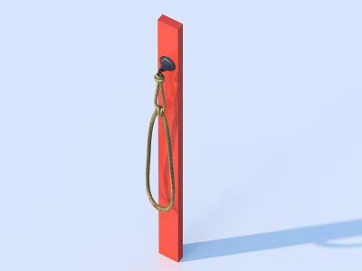 Rope Yoga Rope Props 3d model