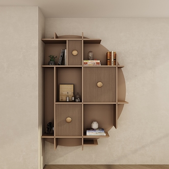 Modern wall decoration cabinet 3d model