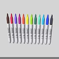 Sharpie Fine Point Markers With Assorted Vibrant Colors Neatly Arranged For Daily Use