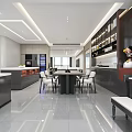 Modern Living Dining Room Interior With Sofa Dining Table Chandelier And Open Concept Design
