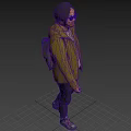 Men Asians 3d model