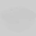 White Round Above Counter Ceramic Wash Basin With Smooth Surface