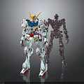 Robot Character Models Featuring White Blue Red And Gray Color Designs 3d model