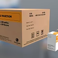 Medical Supplies Packaging Carton Box With Glass Vial And Product Boxes