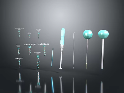 Organ And Hair Care Tools Featuring Landing Lifting CBD Products And Instruments 3d model